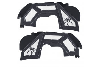 Poison Spyder Front Inner Fenders - Vented; Jeep Wrangler JL, Gladiator JT