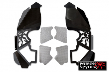 Poison Spyder Black Vented Inner Fender Kit 