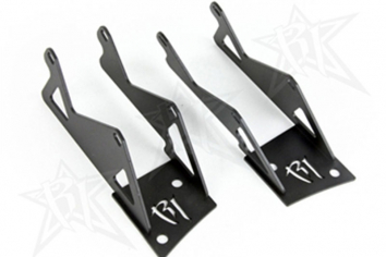 Rigid 40335 Jeep JK Dual A-Pillar Mounting Brackets for D-Series (Pair)