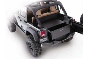 Smittybilt 2763 Security Storage Vault 07-Pres Wrangler JK 2 And 4 DR Rear Lockable Storage Box