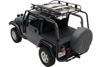 Smittybilt 76716 SRC Roof Rack 07-Pres Wrangler JK 2 DR 300 Lb Rating Black Textured