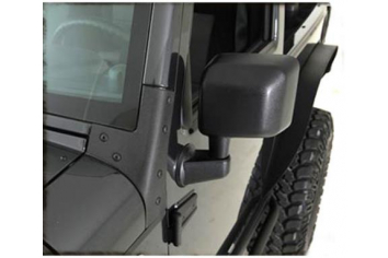 Smittybilt 7681 Windshield Brackets 07-Pres Wrangler JK Black