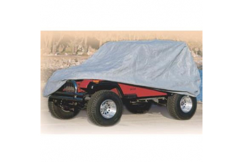 Smittybilt 830 Complete Car Cover 07-Present Wrangler And Rubicon 2 DR Gray W/Storage Bag