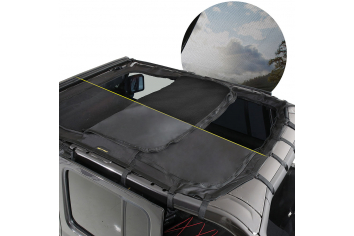 Smittybilt Extended Shade Top w/ Skylights; Jeep Wrangler JL Unlimited