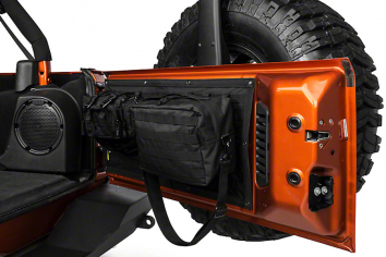 Smittybilt G.E.A.R. Jeep Wrangler JK Tailgate Cover Black