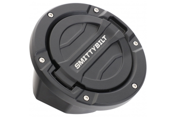 Smittybilt 75008 Billet Aluminum Gas Cover; Wrangler JL