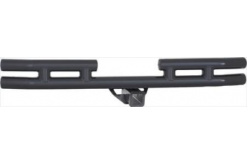 Smittybilt JB48-RHT Tubular Bumper Rear W/Hitch 07-Pres Wrangler JK Black Textured