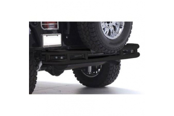 Smittybilt JB48-RT Tubular Bumper Rear 07-Pres Wrangler JK W/O Hitch Black Textured