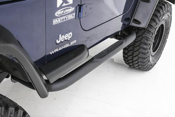 Smittybilt JN48-S2B Sure Steps 3" Side Bar 07-Pres Wrangler JK 2DR Gloss Black