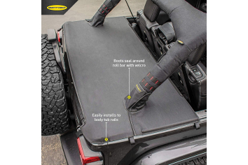 Smittybilt Water Resistant, Dust Proof Cargo Tonneau Cover; Jeep Wrangler JL Unlimited