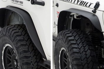 Smittybilt XRC Fender Flare Kit - Front and Rear