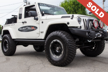 2008 White HEMI Jeep Wrangler JK