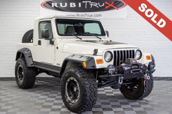 2006 Jeep Wrangler Unlimited RubiTrux Conversion Stone White - SOLD