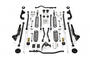 TeraFlex 1324000 4" CT4 Long Arm Lift Kit w/o Shocks; Wrangler JK Unlimited