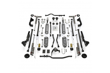 TeraFlex 1234033 4" Alpine RT4 Suspension w/ Falcon 3.3 Fast Adjust Piggyback Shocks; 07-18 Wrangler JK 2 Door