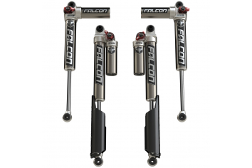 TeraFlex 2"-4.5" Lift Falcon Series 3.3 Fast Adjust Piggyback Shock Absorber Kit; Wrangler JL 2 Door