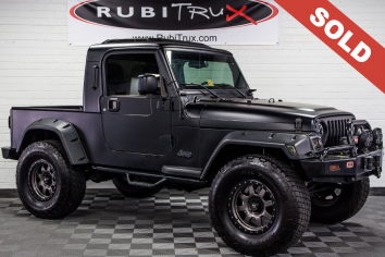 Pre-Owned 2004 Jeep Wrangler RubiTrux Conversion Matte Black