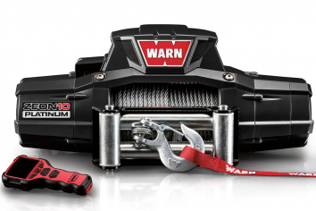 Warn 92810 Zeon 10 Platinum - 10000 Pound Steel Rope Winch