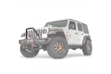 Warn Wrangler JL & Gladiator JT OE Steel Bumper Stinger Tube Full Height Black Powdercoat