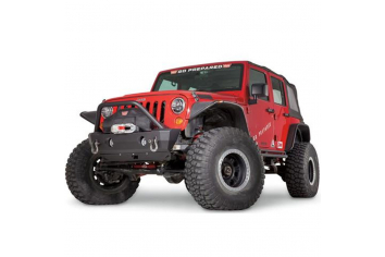 Warn Wrangler JK, JL, & Gladiator JT Crawler Stubby Front Bumper With Tube