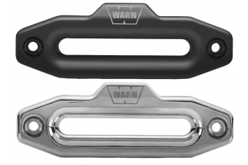 Warn 1" Premium Hawse Fairlead; Black & Polished