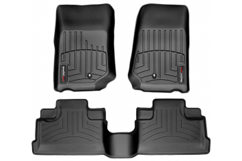 WeatherTech DigitalFit Black Front/Rear Floor Liner Combo | 44105-1-2