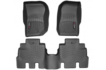 WeatherTech DigitalFit Black Front/Rear Floor Liner Combo 44573-1-2 