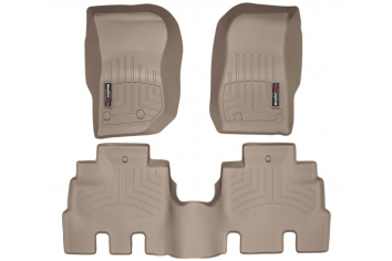 WeatherTech DigitalFit Tan Front/Rear FloorLiner Combo | 45573-1-2