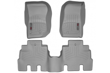 WeatherTech DigitalFit Gray Front/Rear Floor Liner Combo | 46573-1-2