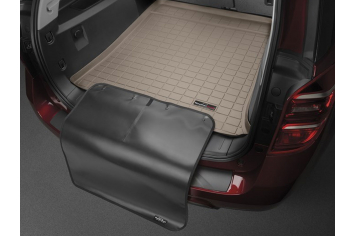 WeatherTech Wrangler JLU 4 Door No Flatload Floor / No SubWoofer W/ Bumper Protector Digital Fit Cargo Liner Only - Tan 411109SK