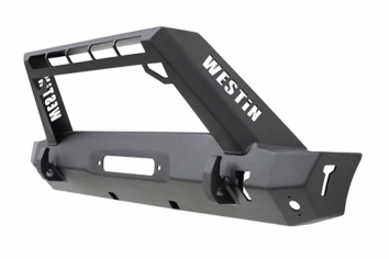 Westin WJ2 Stubby Front Bumper w/ LED Light Bar Mount