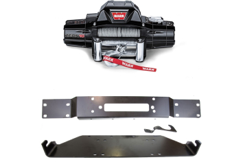 Warn Zeon 10 Recon, Hard Rock, 10A Mopar 82214786AB JK Winch Mount Package