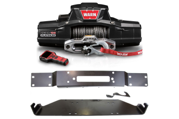 Warn Zeon 10s Platinum Recon, Hard Rock, 10A Mopar 82214786AB JK Winch Mount Package