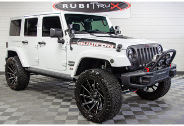 Pre-Owned 2017 Jeep Wrangler JK Unlimited Rubicon Recon HEMI Bright White; 11k Miles