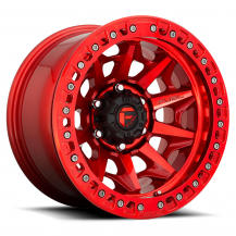 17x9 Fuel Off-Road D113 Covert Beadlock Gloss Red - D11317907536