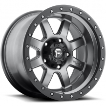 Fuel(R) Trophy D552 | Matte Anthracite w/ Black Ring | 17" x 8.5"