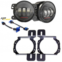 JW Speaker 6145 J2 LED Fog Light Kit; Wrangler JL & Gladiator JT w/ Steel Bumper Group