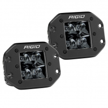 Rigid Industries Flush Mount D-Series PRO Midnight Edition Spot 212213BLK