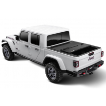 Rugged Ridge Jeep Gladiator Armis Hard Folding Line-X Bed Cover w/ or w/o Trail Rail Cargo System