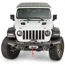 Warn Elite JL Wrangler Full Width Font Bumper